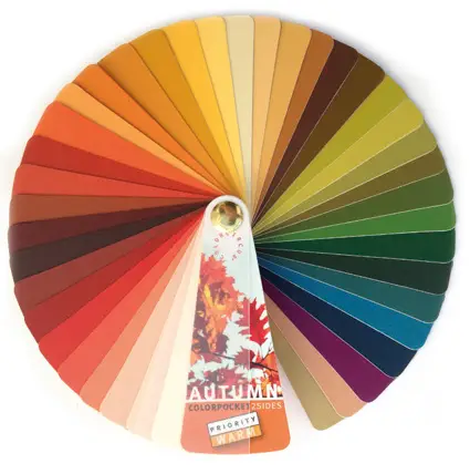 ColorPocket® Farbfächer Jahreszeiten – kompakter Farbpass mit 160 Nuancen – Bild 16