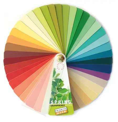 ColorPocket® Farbfächer Jahreszeiten – kompakter Farbpass mit 160 Nuancen – Bild 4