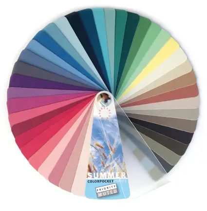 ColorPocket® Farbfächer Jahreszeiten – kompakter Farbpass mit 160 Nuancen – Bild 12