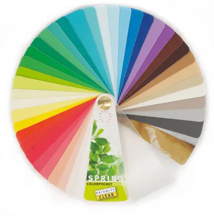 ColorPocket® Farbfächer Jahreszeiten – kompakter Farbpass mit 160 Nuancen – Bild 2