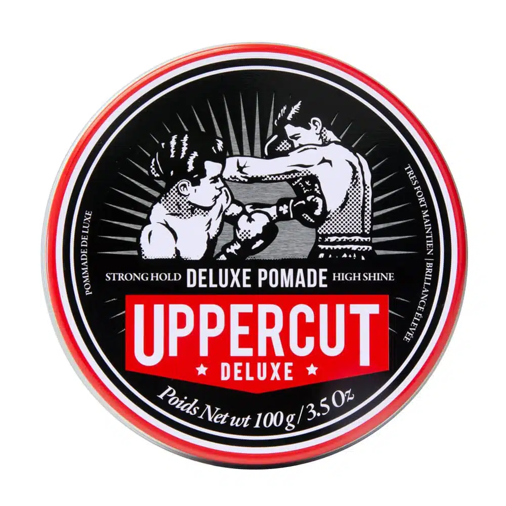 Uppercut Deluxe Pomade – Original wasserbasierte Pomade mit starkem Halt und hohem Glanz