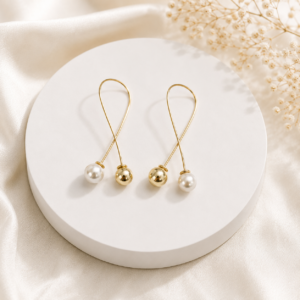 Ohrringe „Pearl Loop“