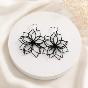 Ohrringe „Black Bloom“