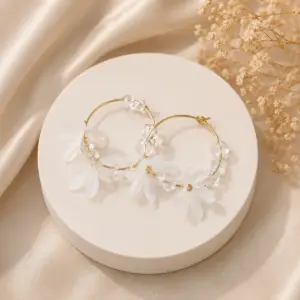 Ohrringe „Crystal Daisy“
